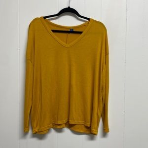 Old Navy Mustard Yellow Top